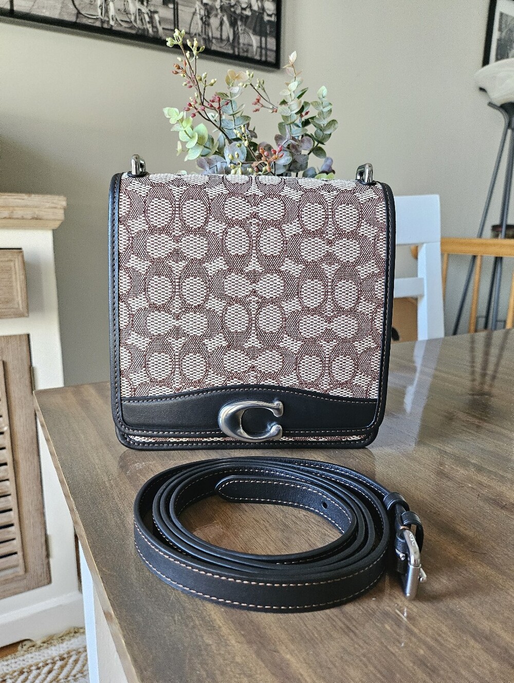 Coach Cocoa Signature Jacquard Bandit 20